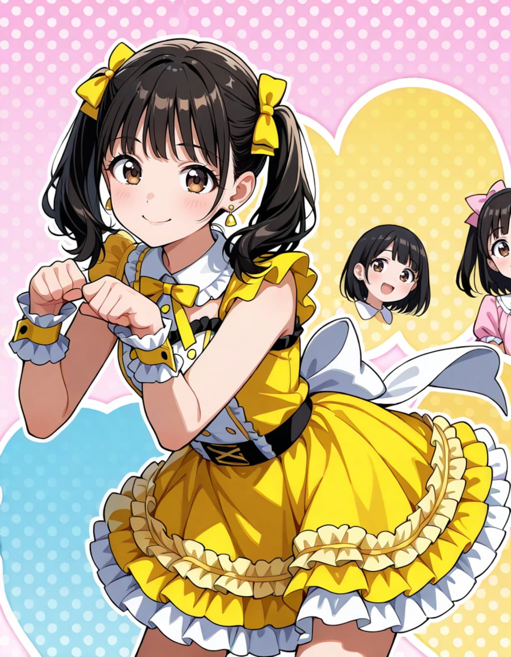 かわいいアイドルのきらめき