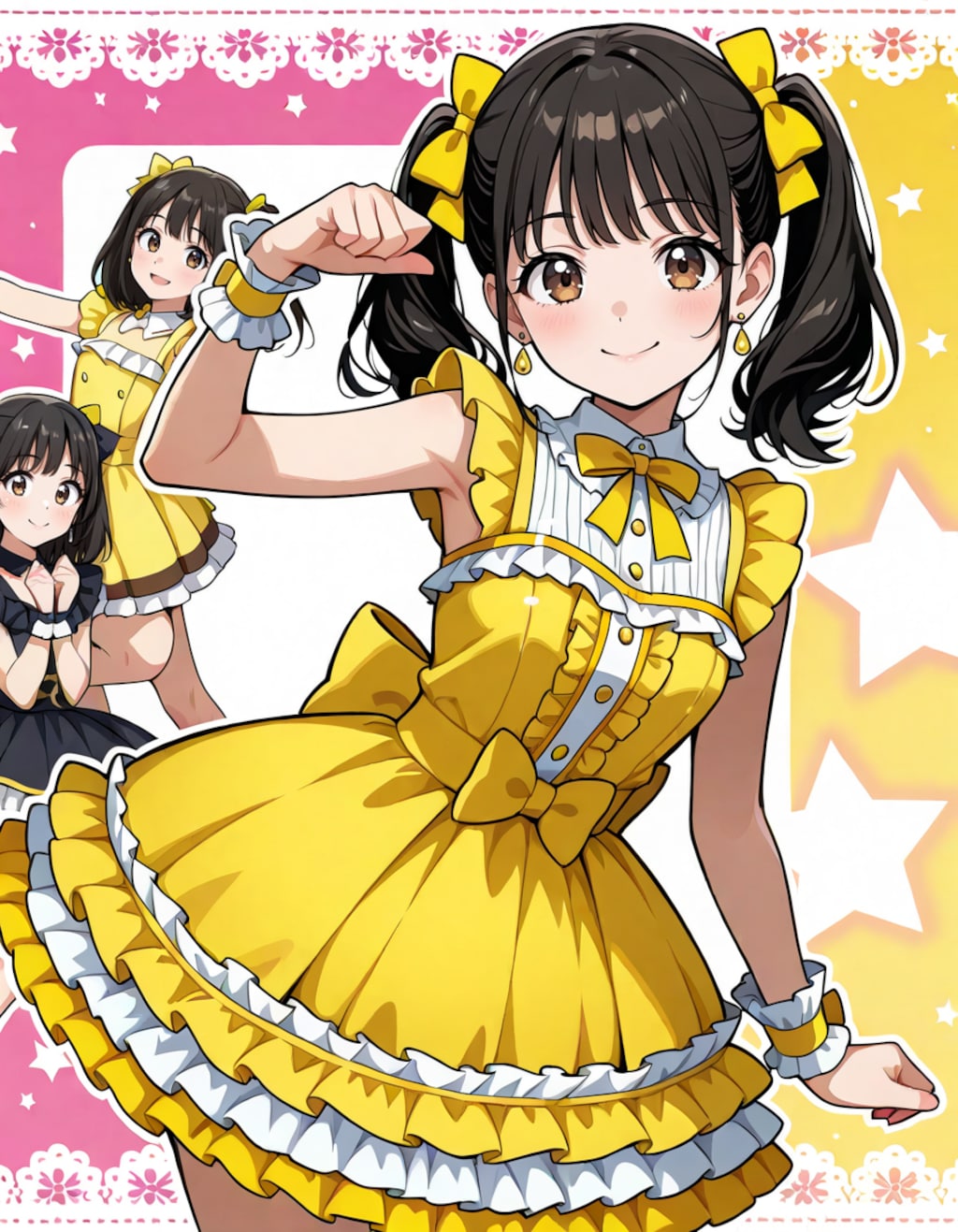 かわいいアイドルのきらめき