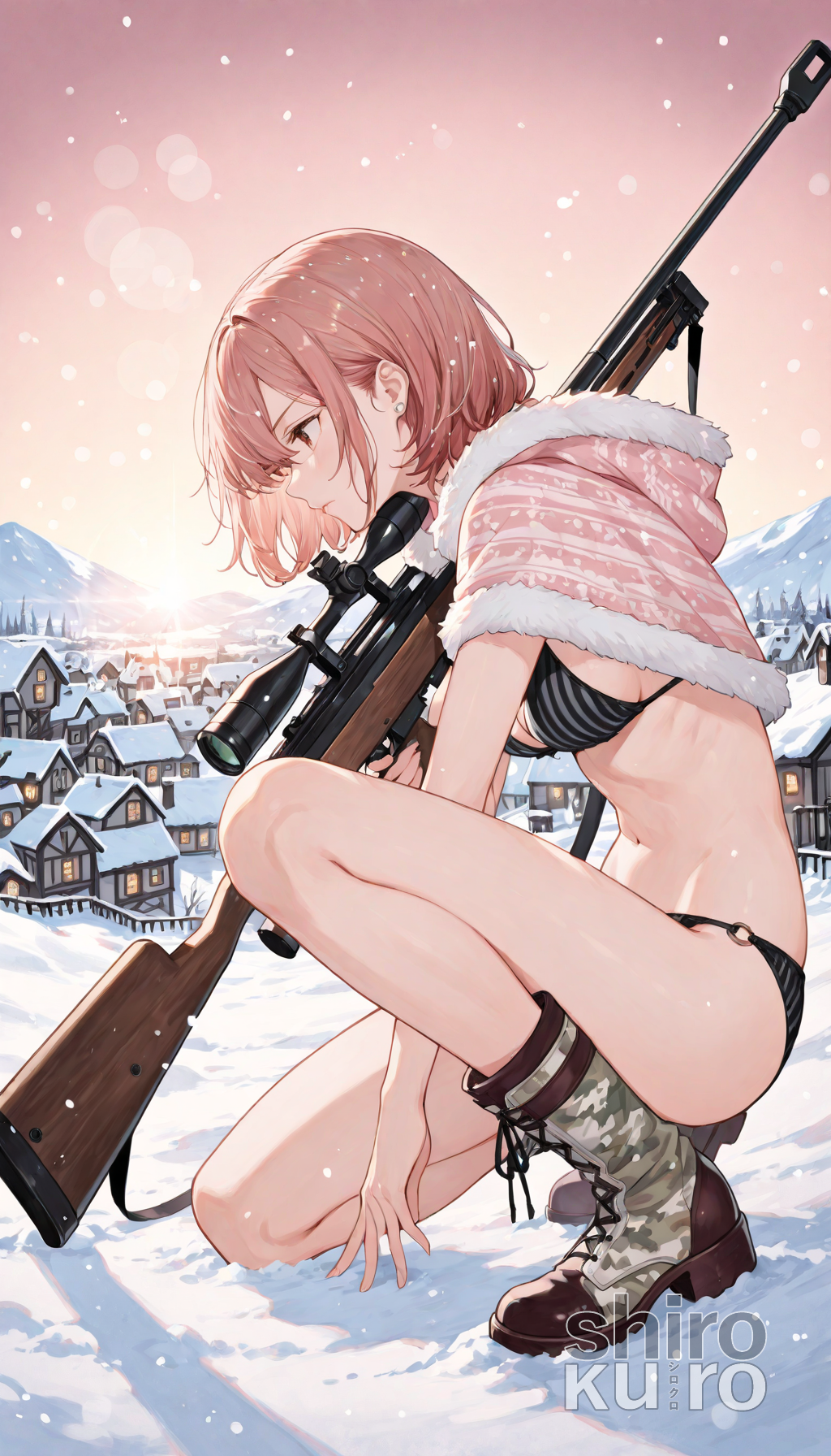 氷雪に潜む狙撃手