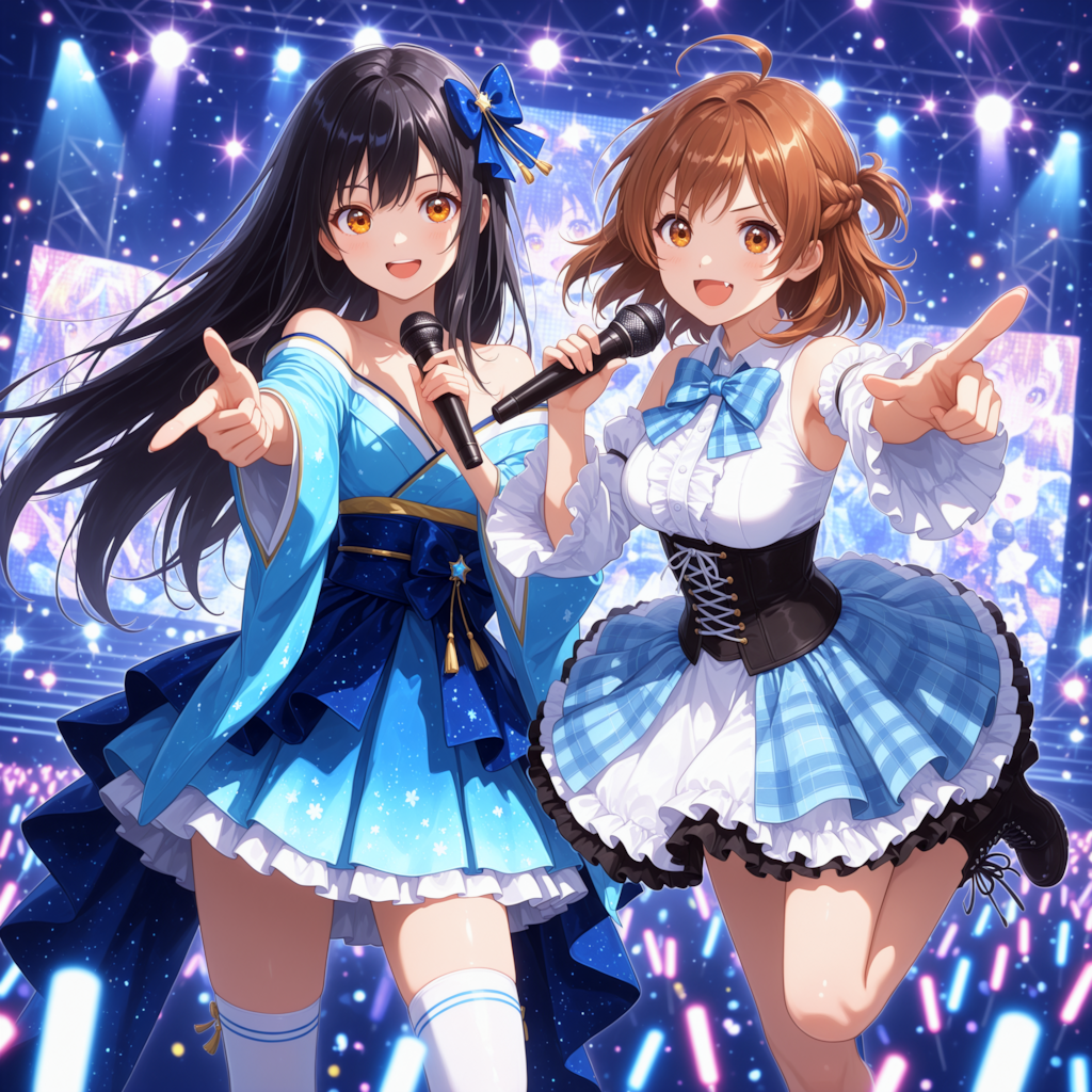 ふうちゃん×瑞夏ちゃん　衣装チェンジ✨