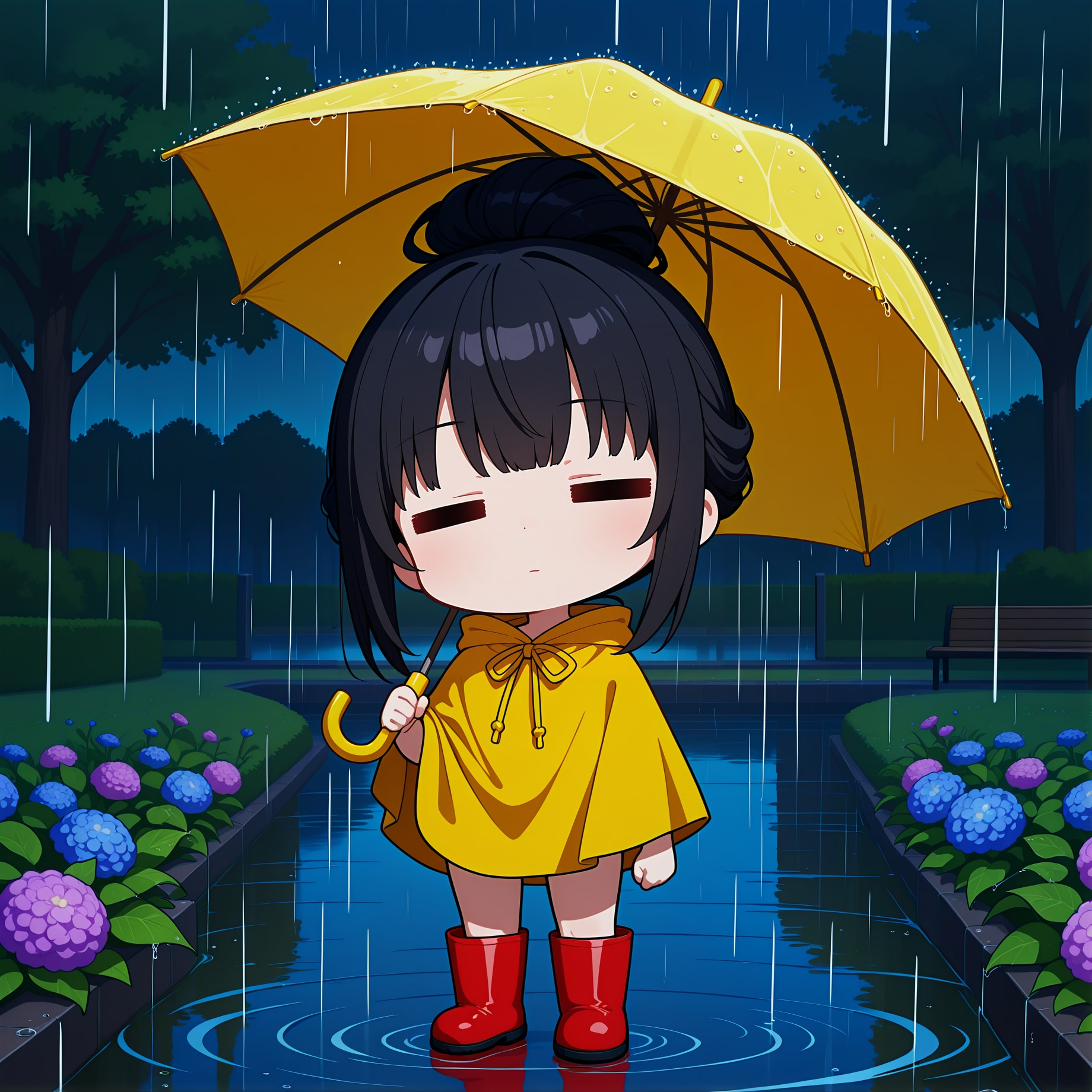 雨 | の人気AIイラスト・グラビア