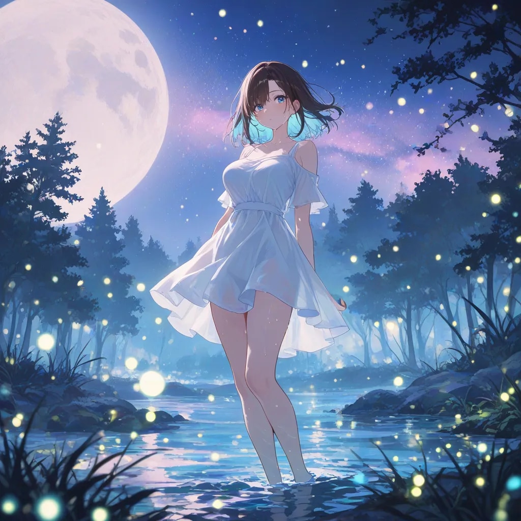 蛍と月と乙女と③