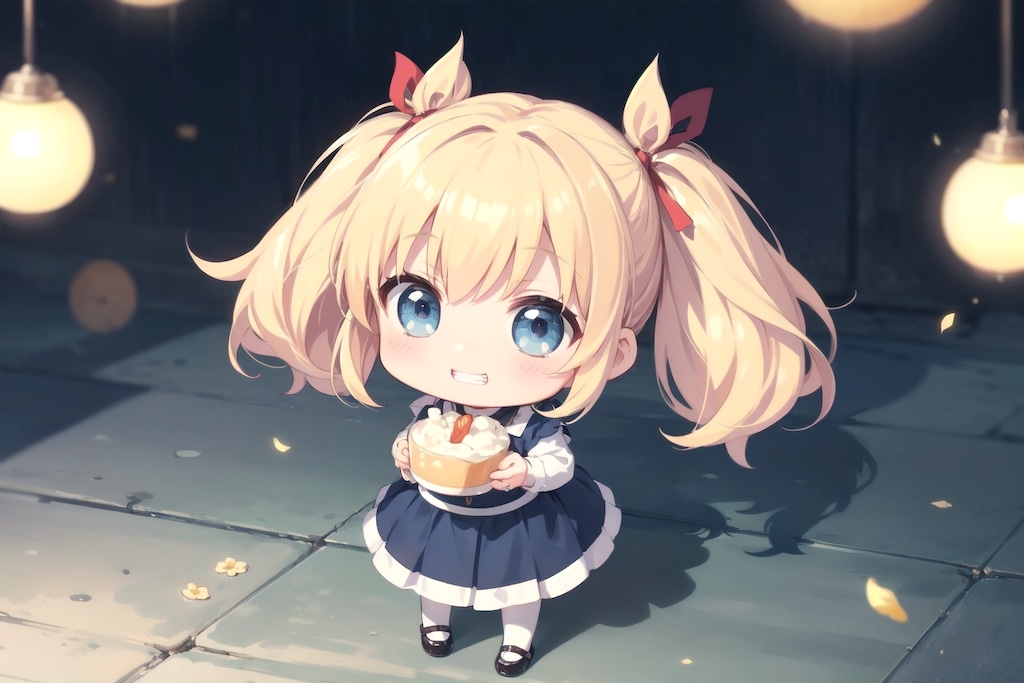 二次会_一人でいたら来てくれるちびちゃん。