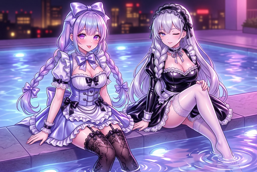 蒼月下の双影令嬢