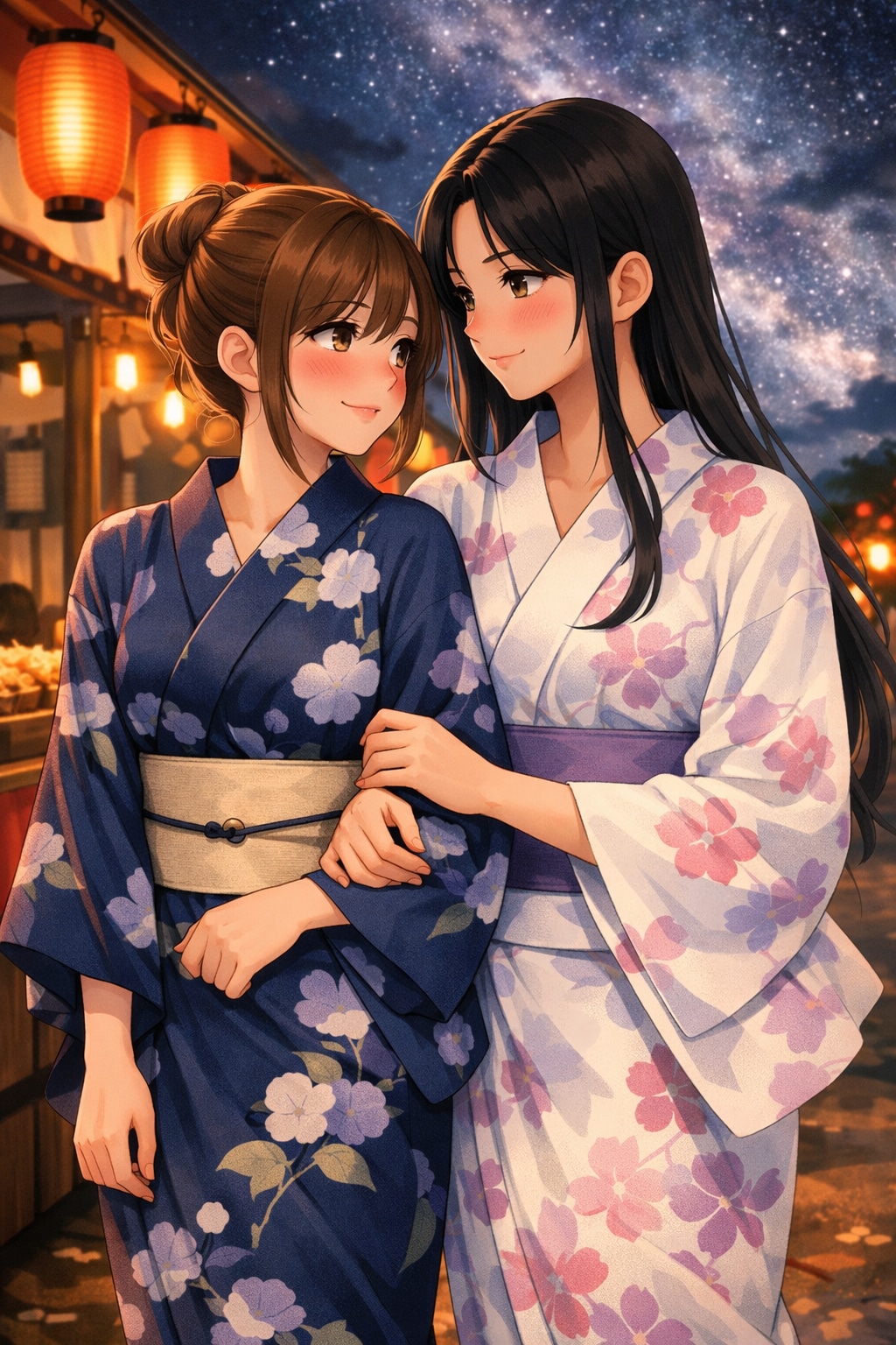 お祭りの夜（七夕、浴衣の日　02）