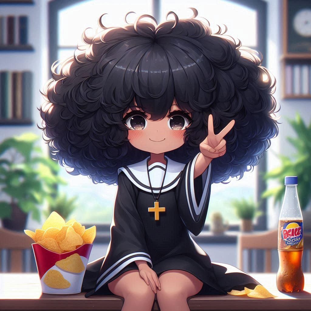 かき氷とアフワちゃん：ファンアート