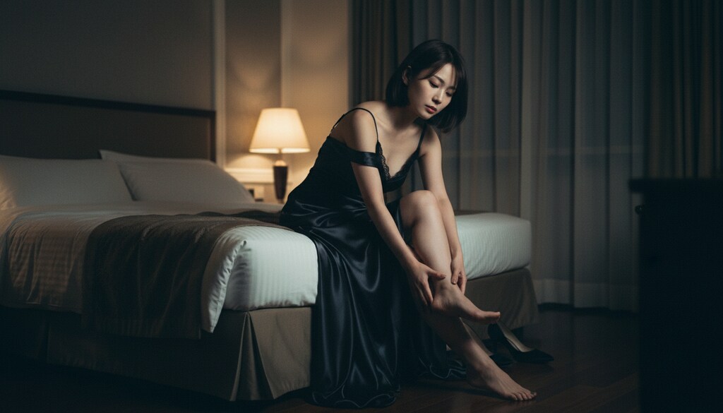 パーティのあと、午前3時。