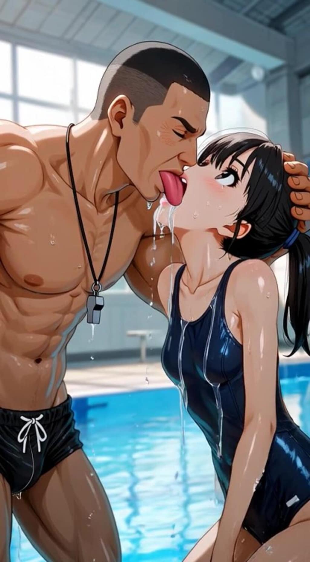 無理矢理キス