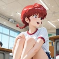 短パンチラ（裾チラ） 2枚目