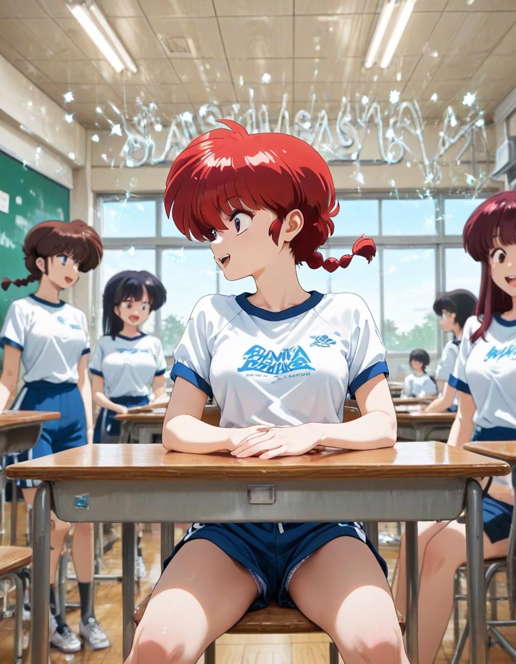 短パンチラ（裾チラ）