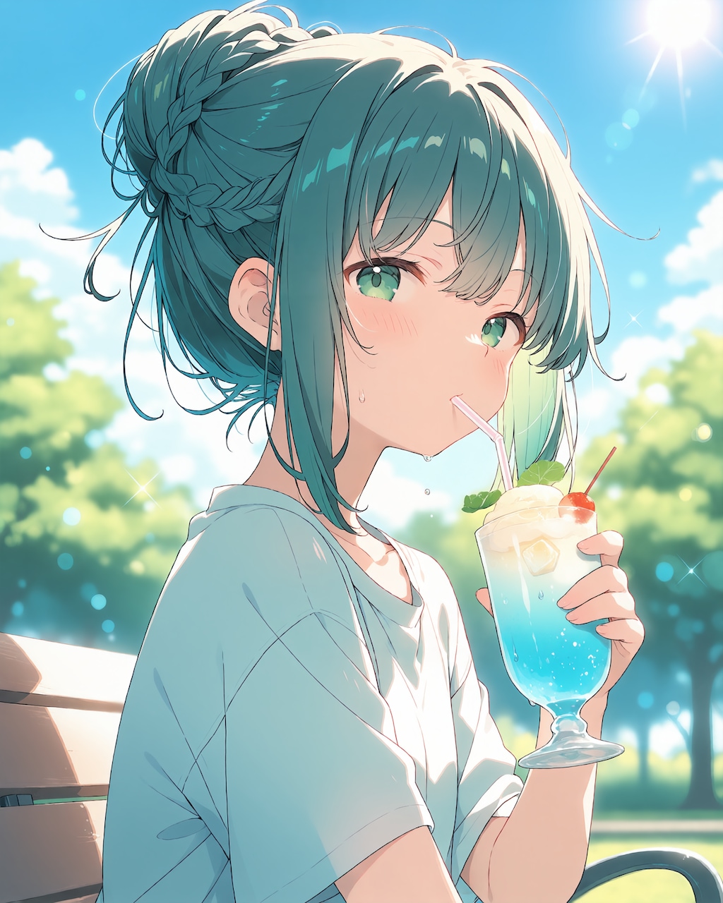 お団子ヘアーと聞いて