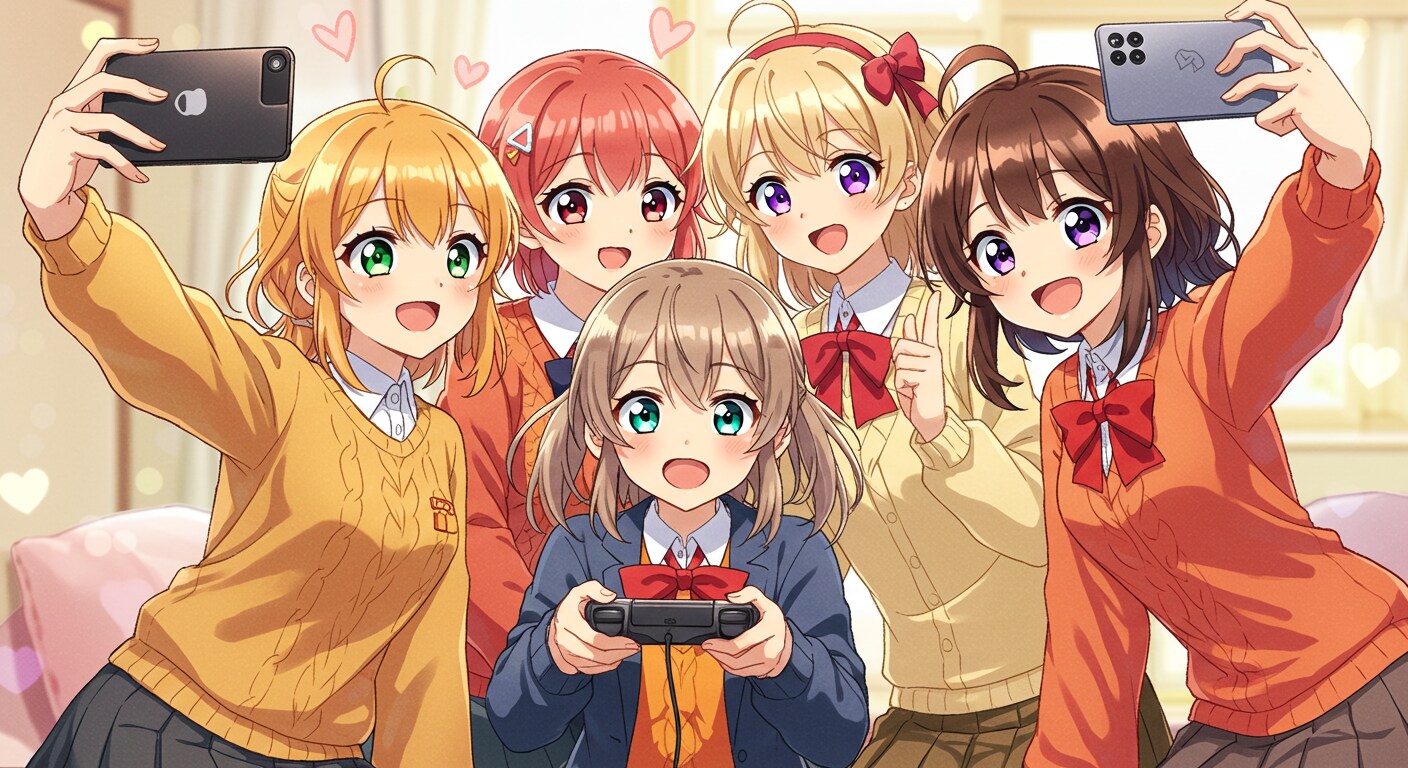 アニメキャラとテレビゲーム