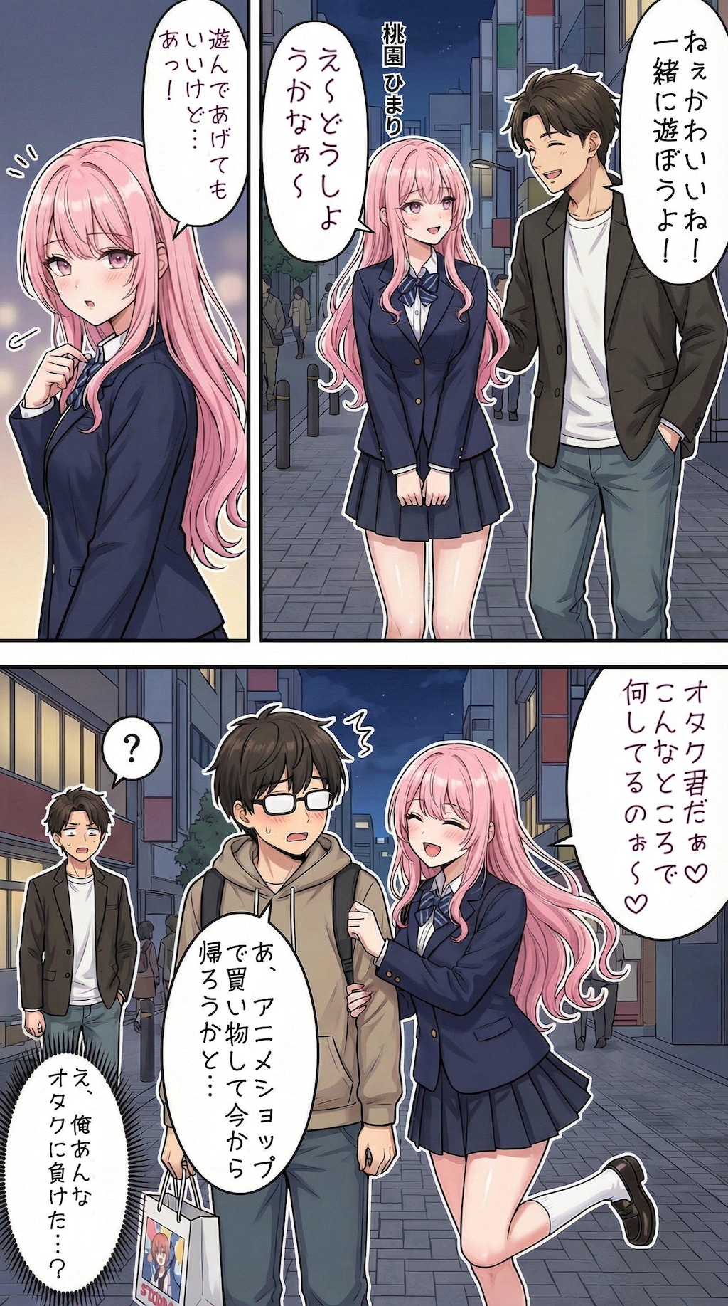 街でナンパされる一軍ギャルズ