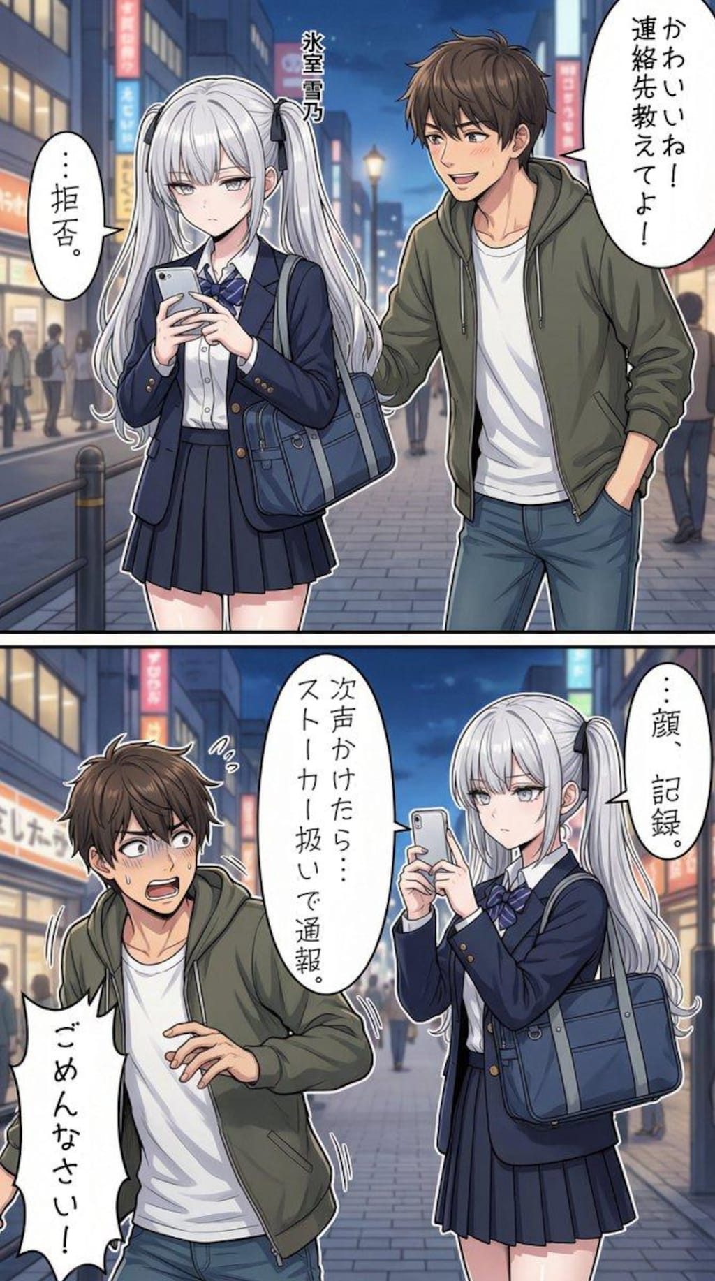 街でナンパされる一軍ギャルズ