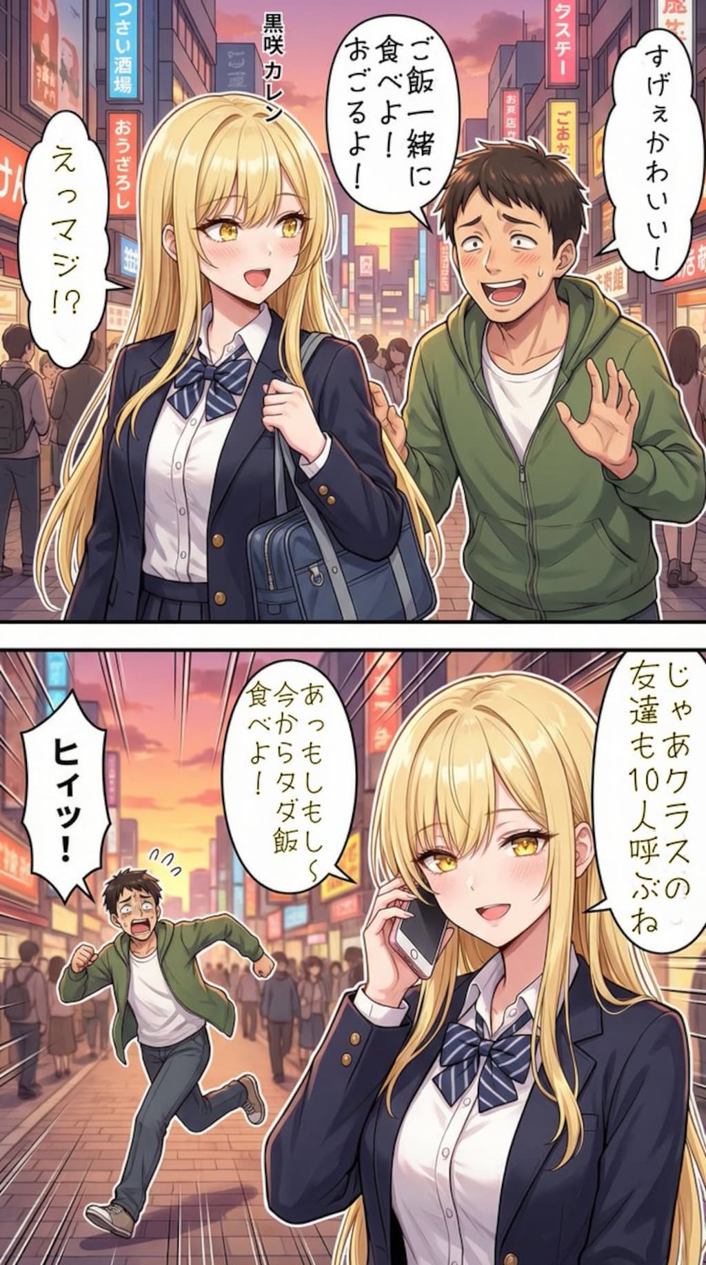 街でナンパされる一軍ギャルズ