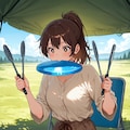 食事中のフリスビーはやめましょう 2枚目
