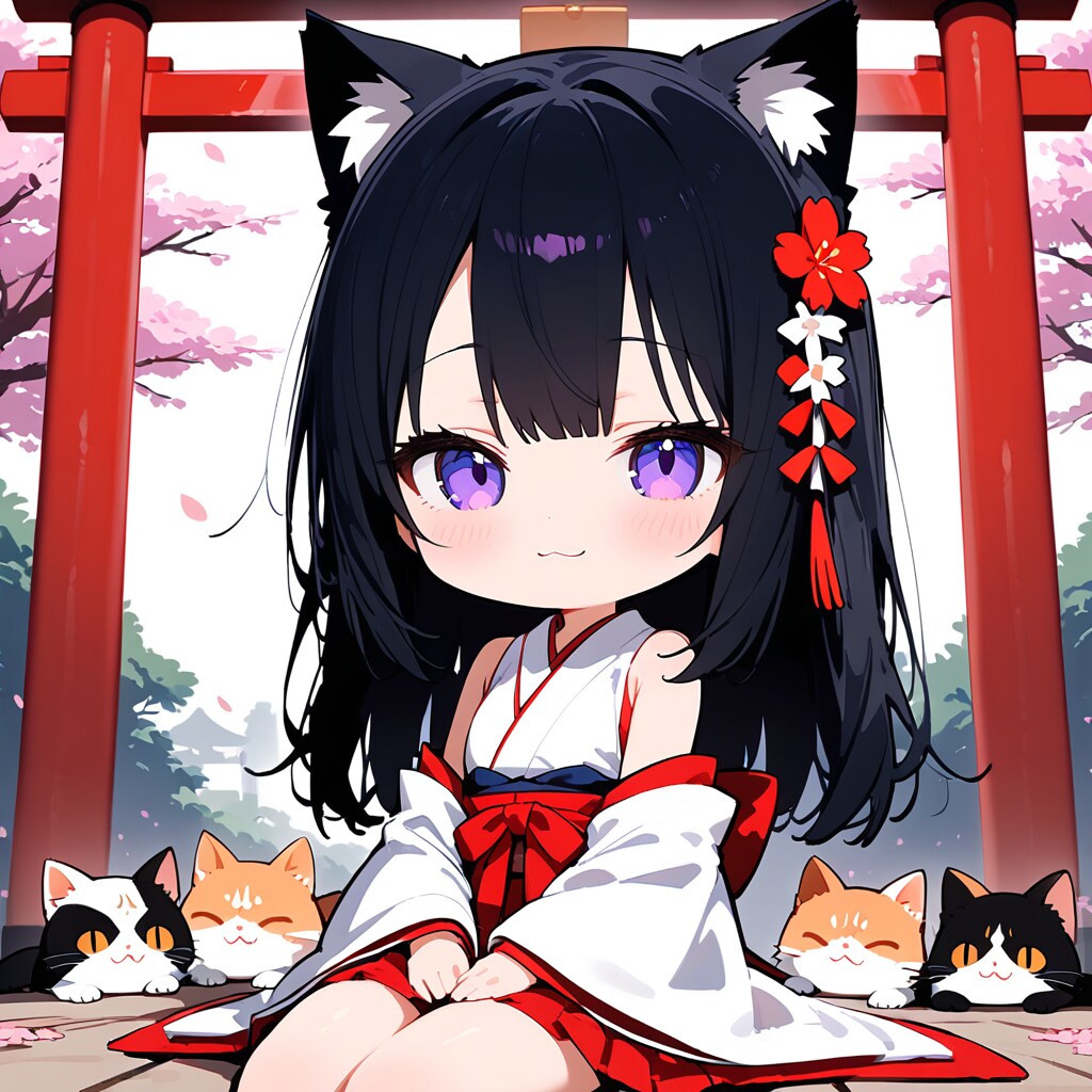 まったりお花見猫集会