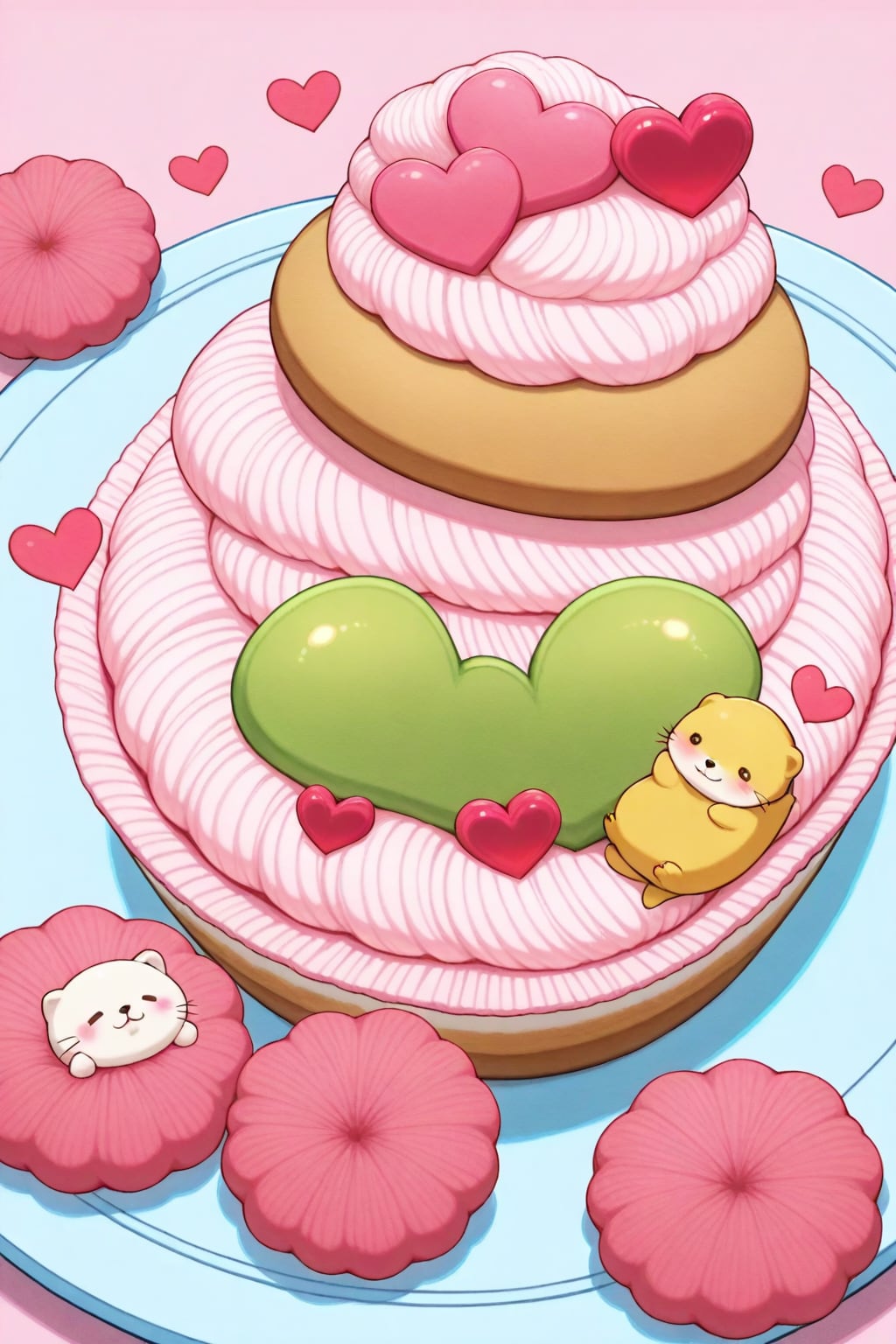 【動物】カワウソ✕ケーキ