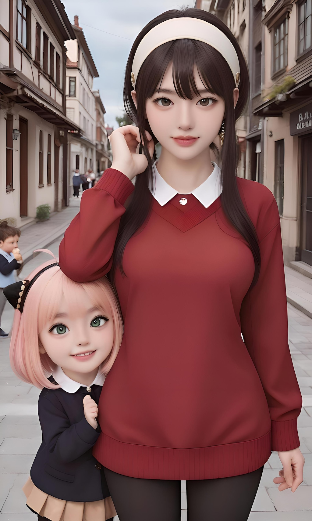 ヨルとアーニャ(SPY×FAMILY)風な親子①