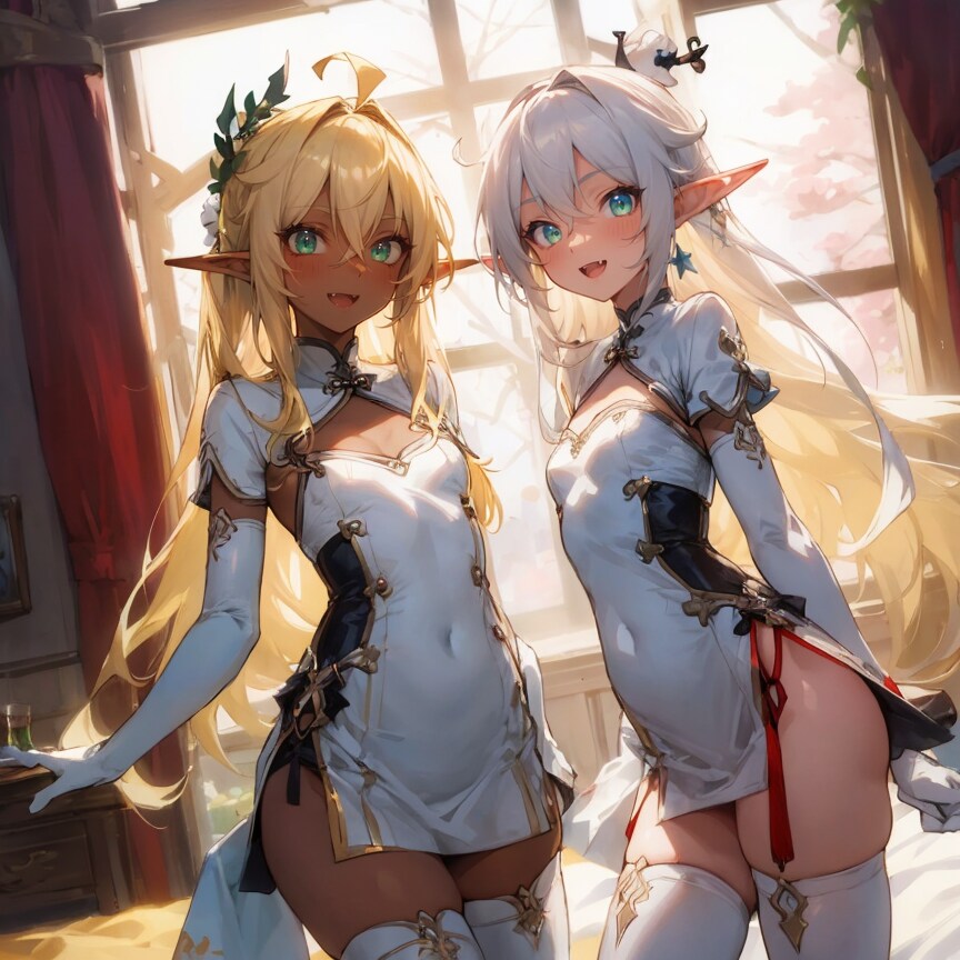 エルフ姉妹