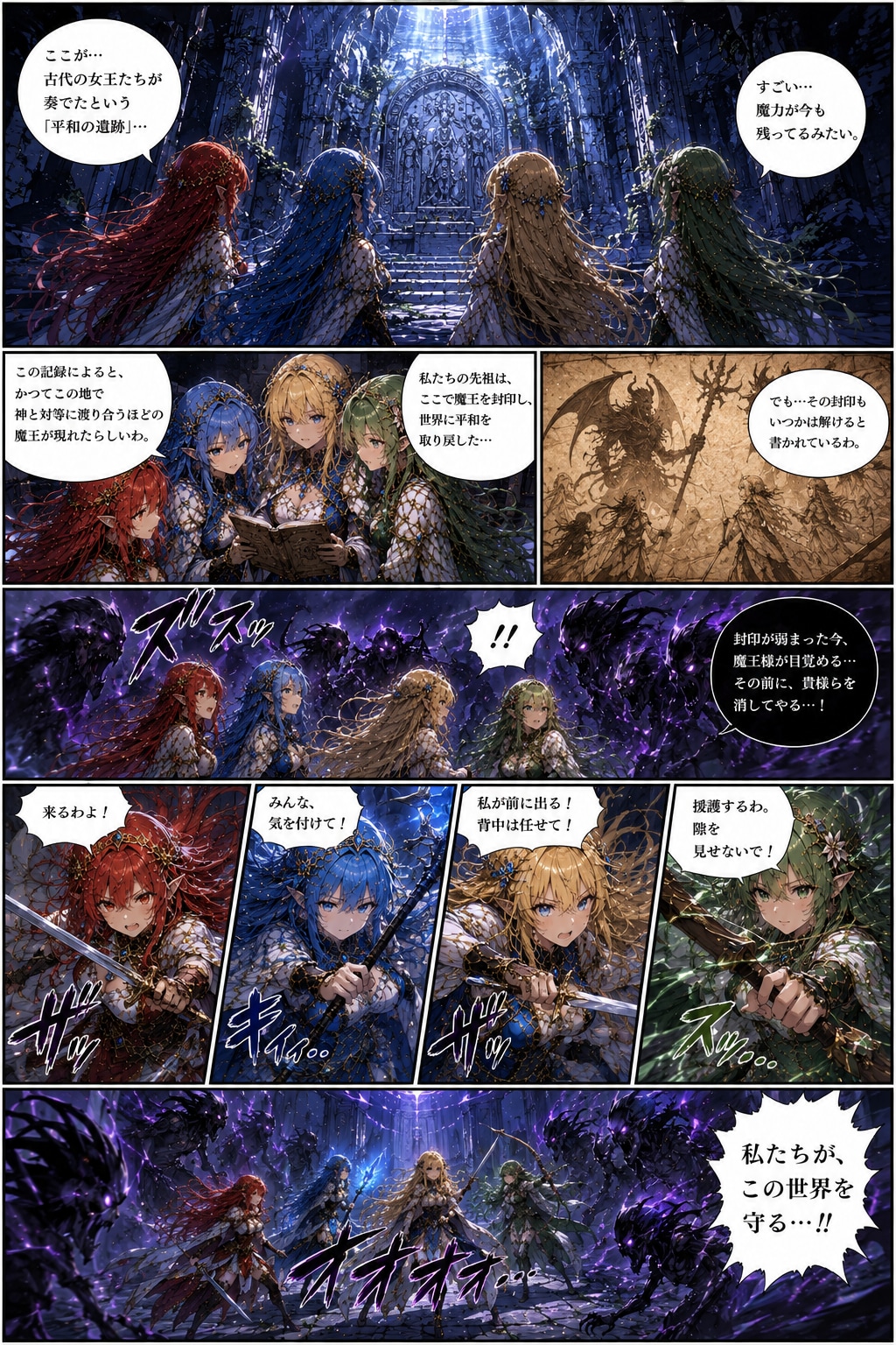 冒険者たちの戦いの予兆