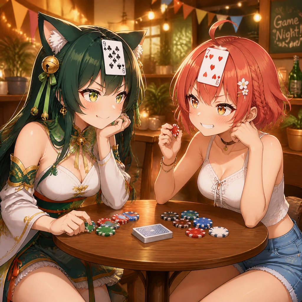 (頭上縛り)119.「い」→「インディアンポーカー」鈴九