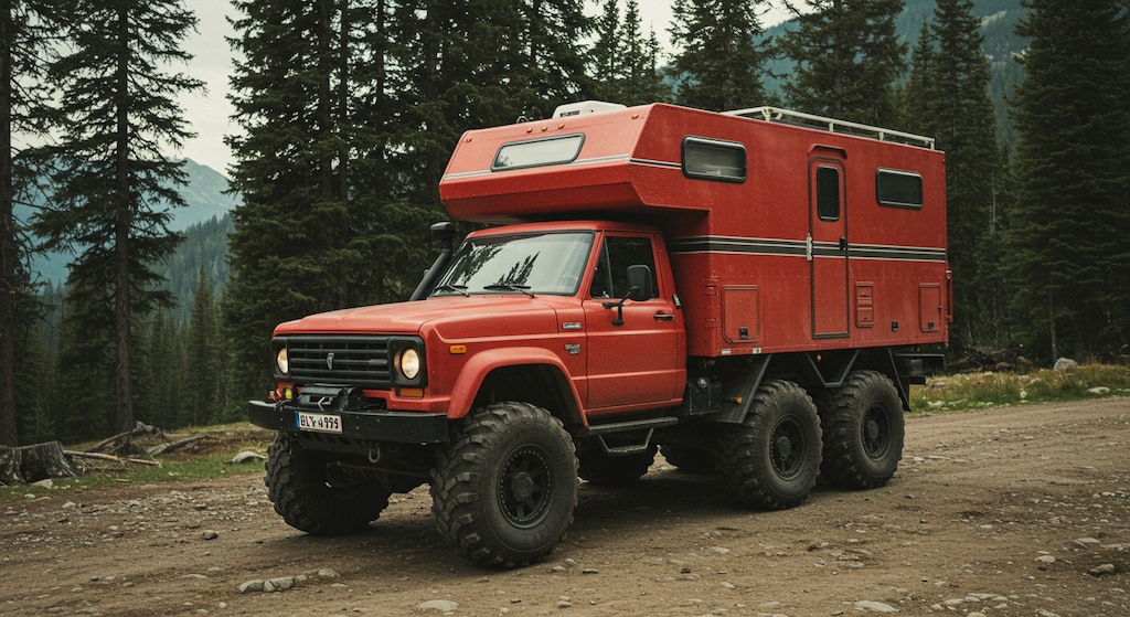 6輪トラックキャンピングカー