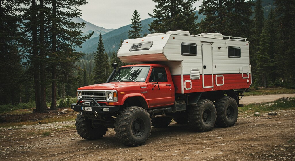 6輪トラックキャンピングカー