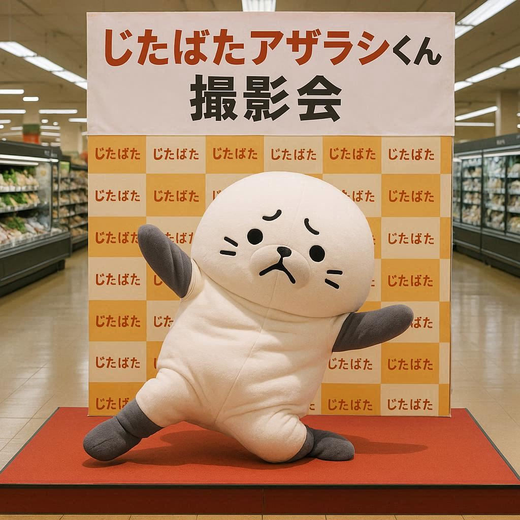 じたばたアザラシくん撮影会 | の人気AIイラスト・グラビア