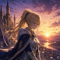 夕暮れ 2枚目