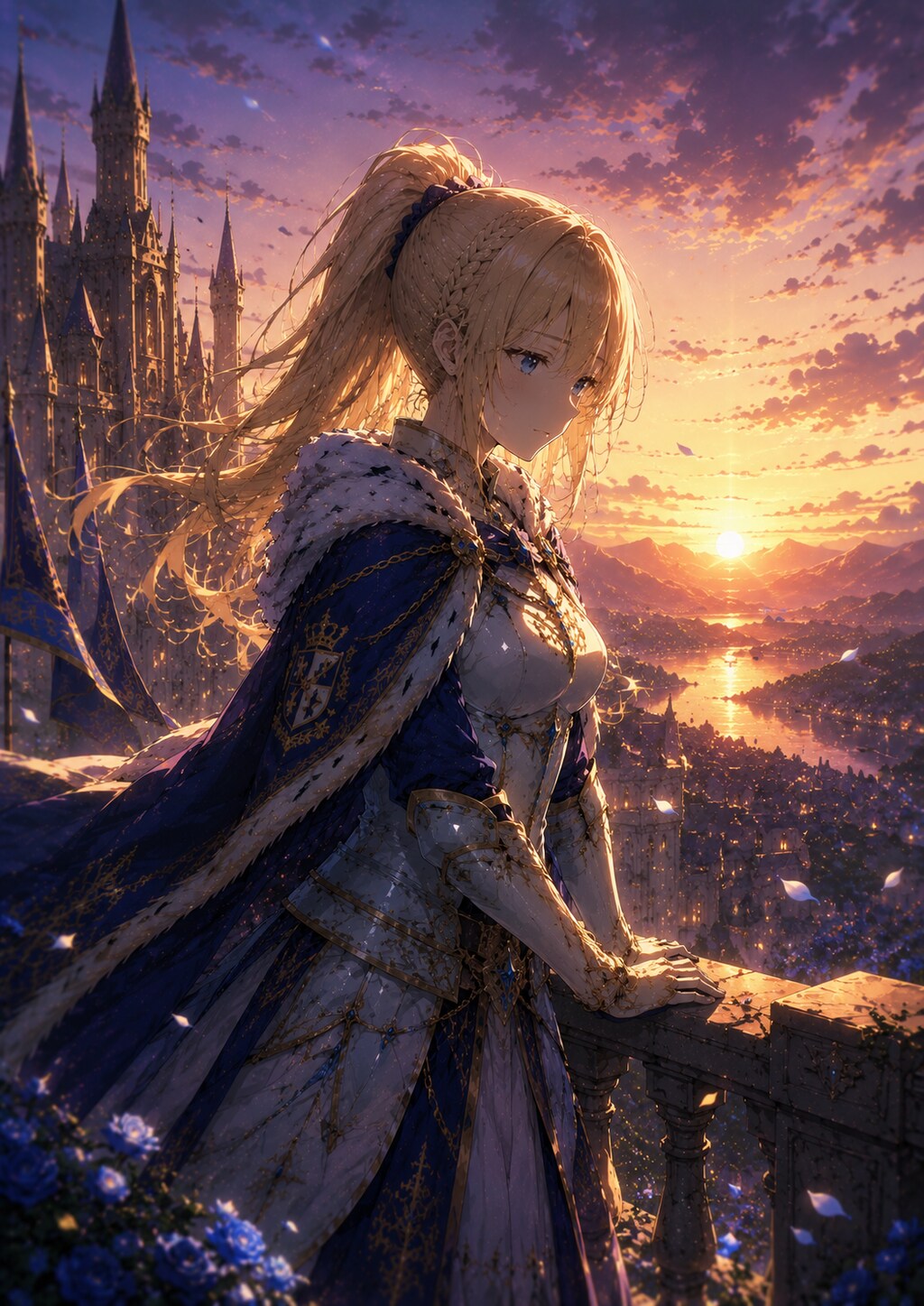 夕暮れ