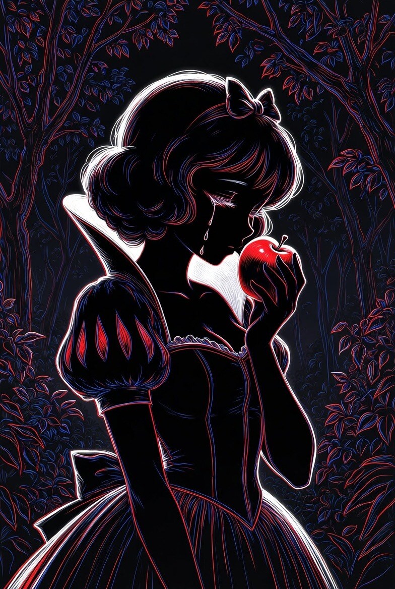 Gothic Lolita Snow White & Poisoned Apple | の人気AIイラスト・グラビア