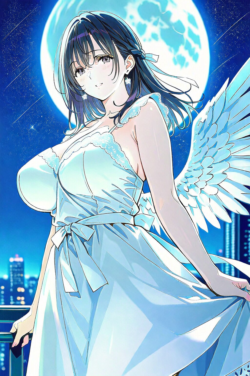 夜。天使