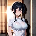 伸ばすシャツにチラ見えするパンツ 2枚目