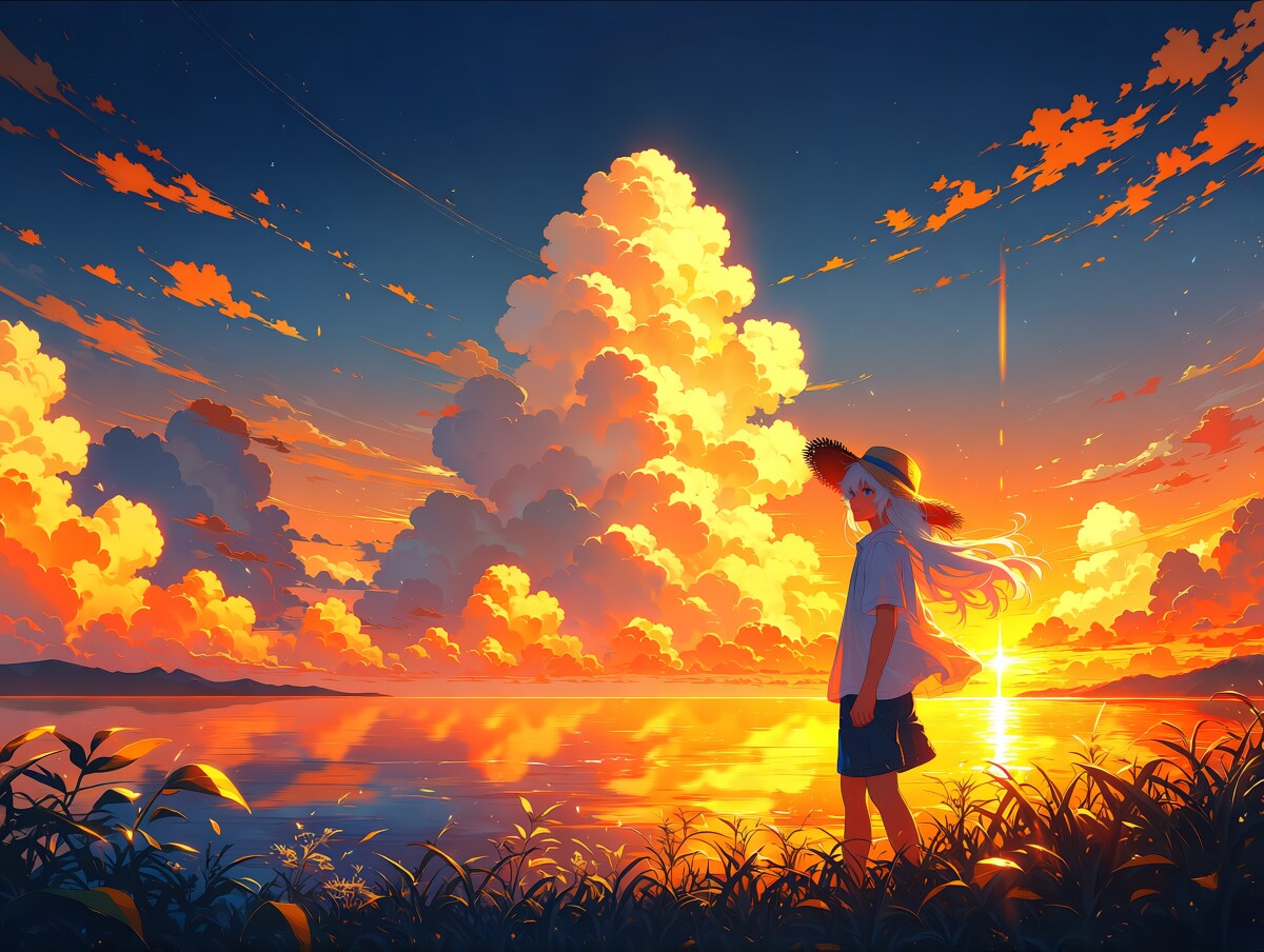 夕暮れ