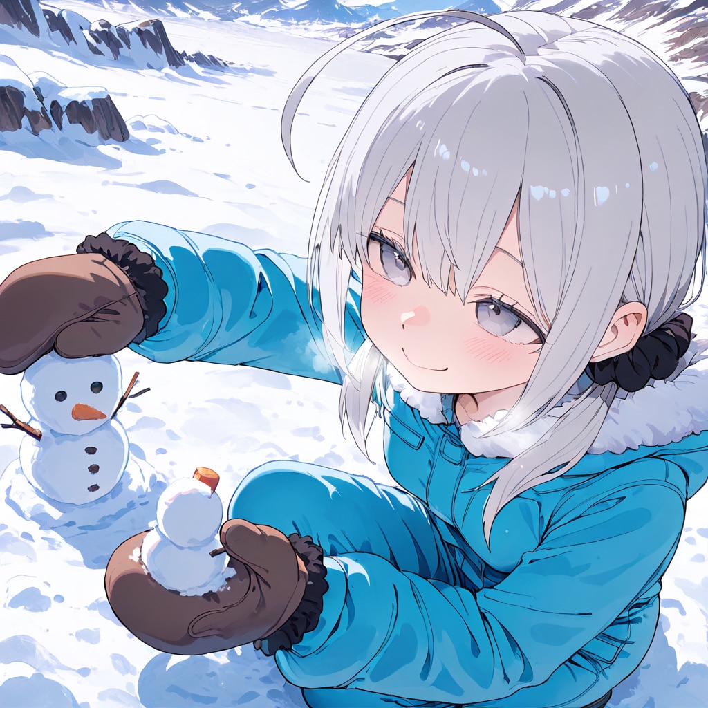 ミニゆきだるま⛄！