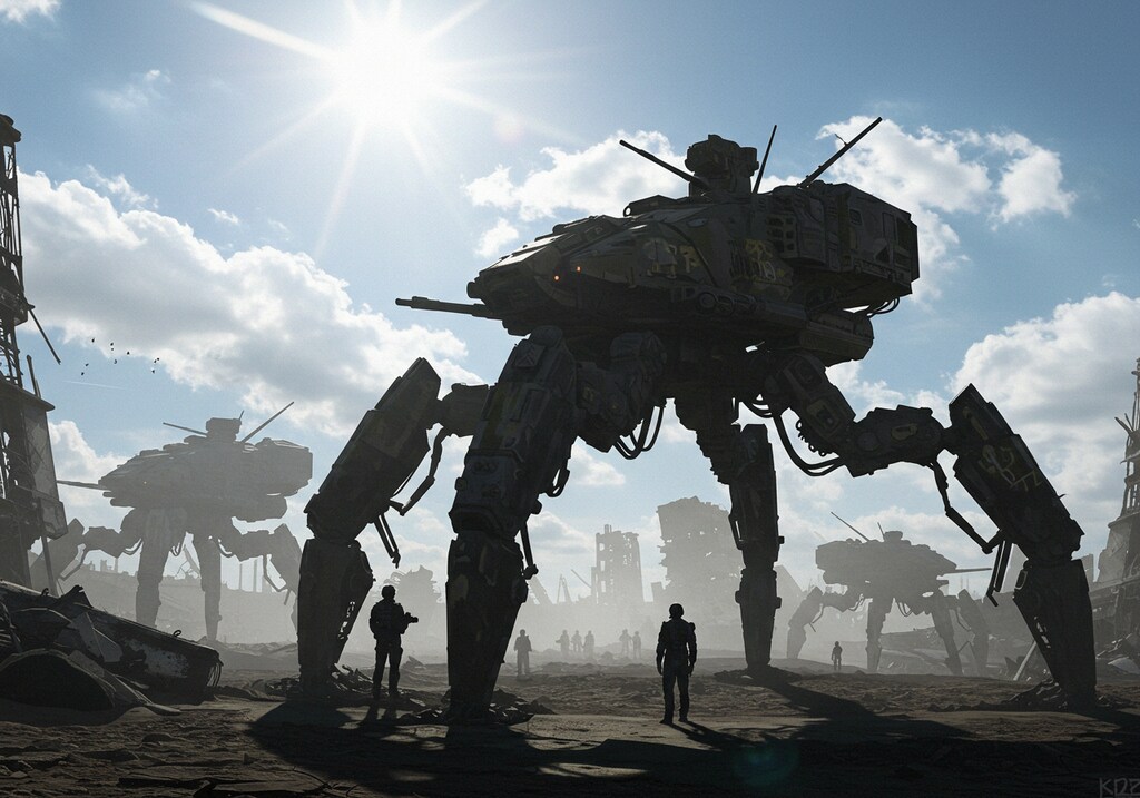 地球側の多脚戦車！