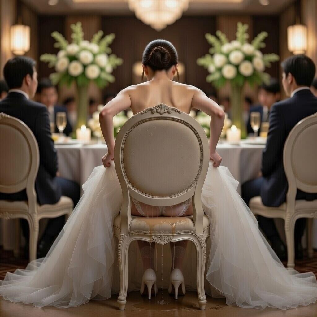 結婚披露宴で花嫁の大惨事