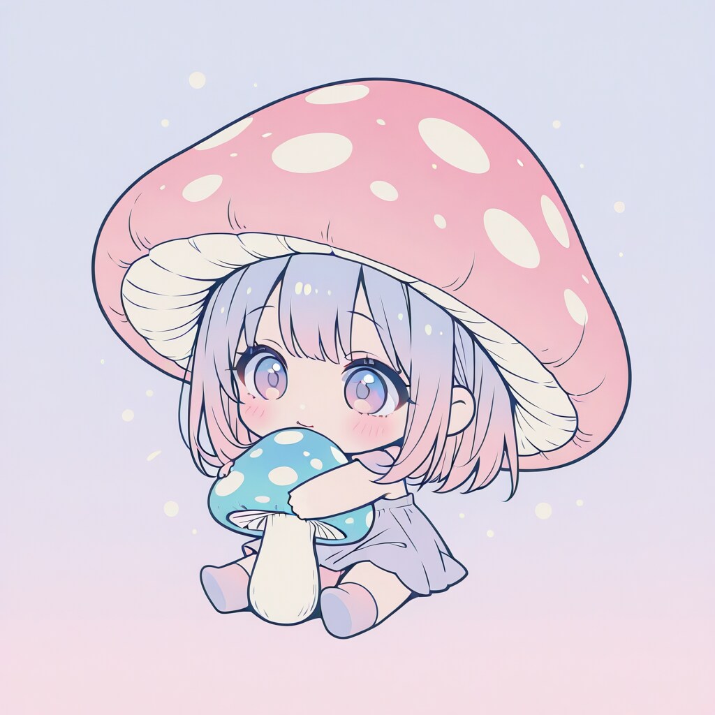 キノコと少女 | の人気AIイラスト・グラビア