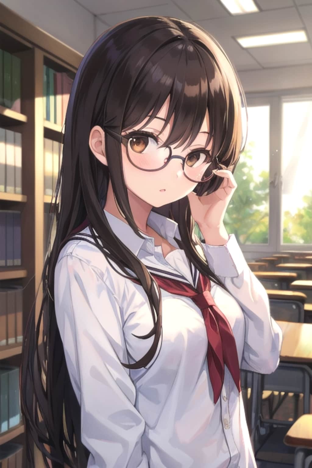 図書委員の女の子