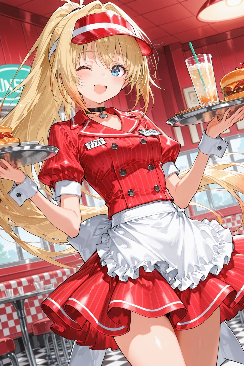 PHOENIXのウェイトレス少女