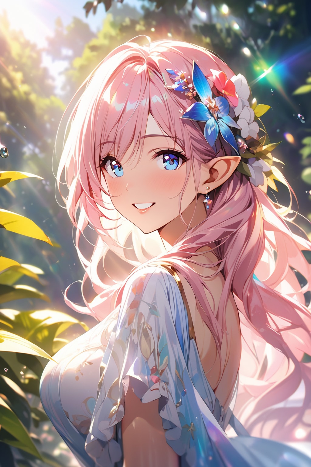 エルフさんの素敵な横顔