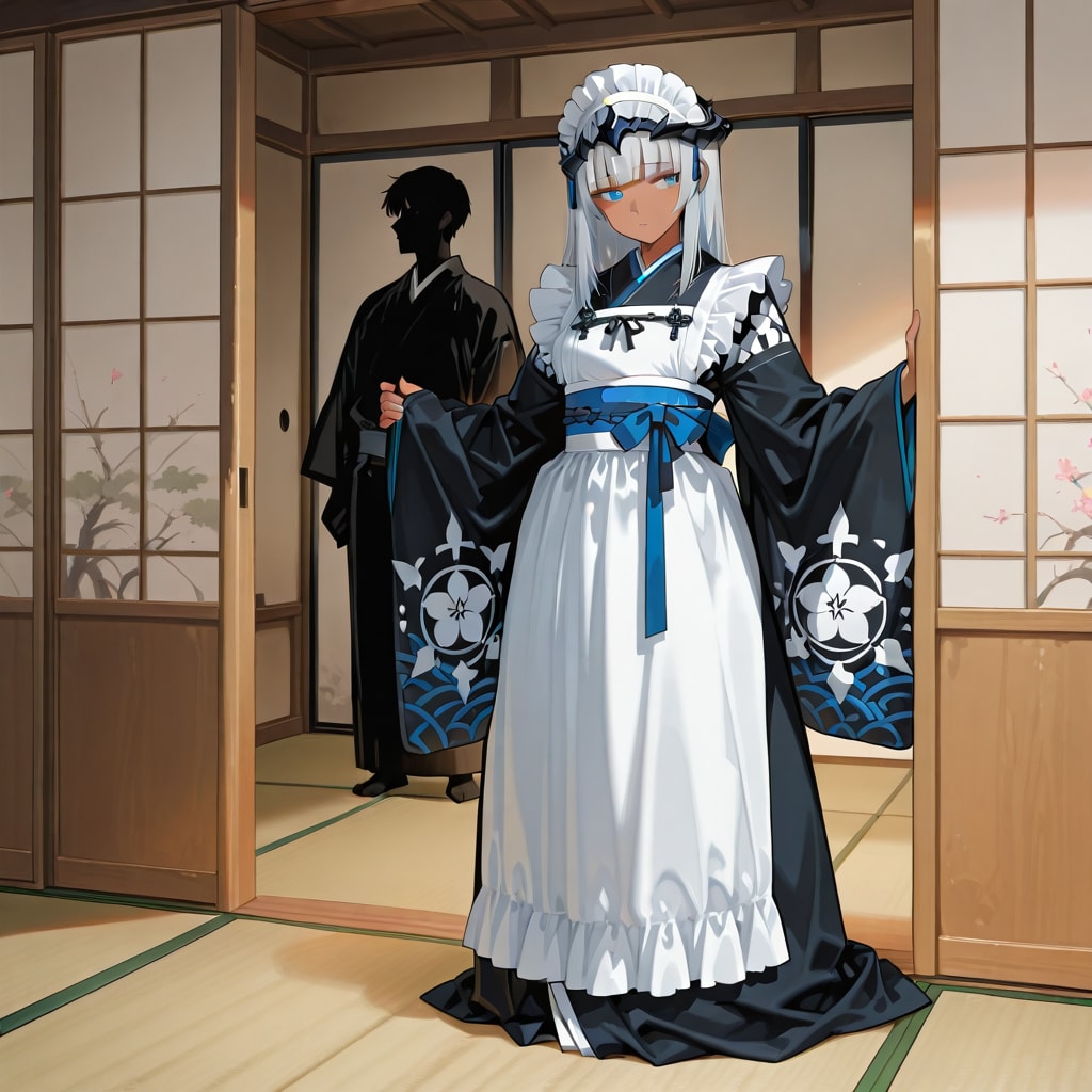 褐色和メイドECHIDNAver