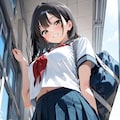 セーラー服美少女のパンツ 4枚目