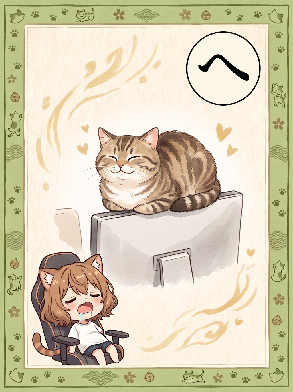 へんな場所 それが猫には 特等席