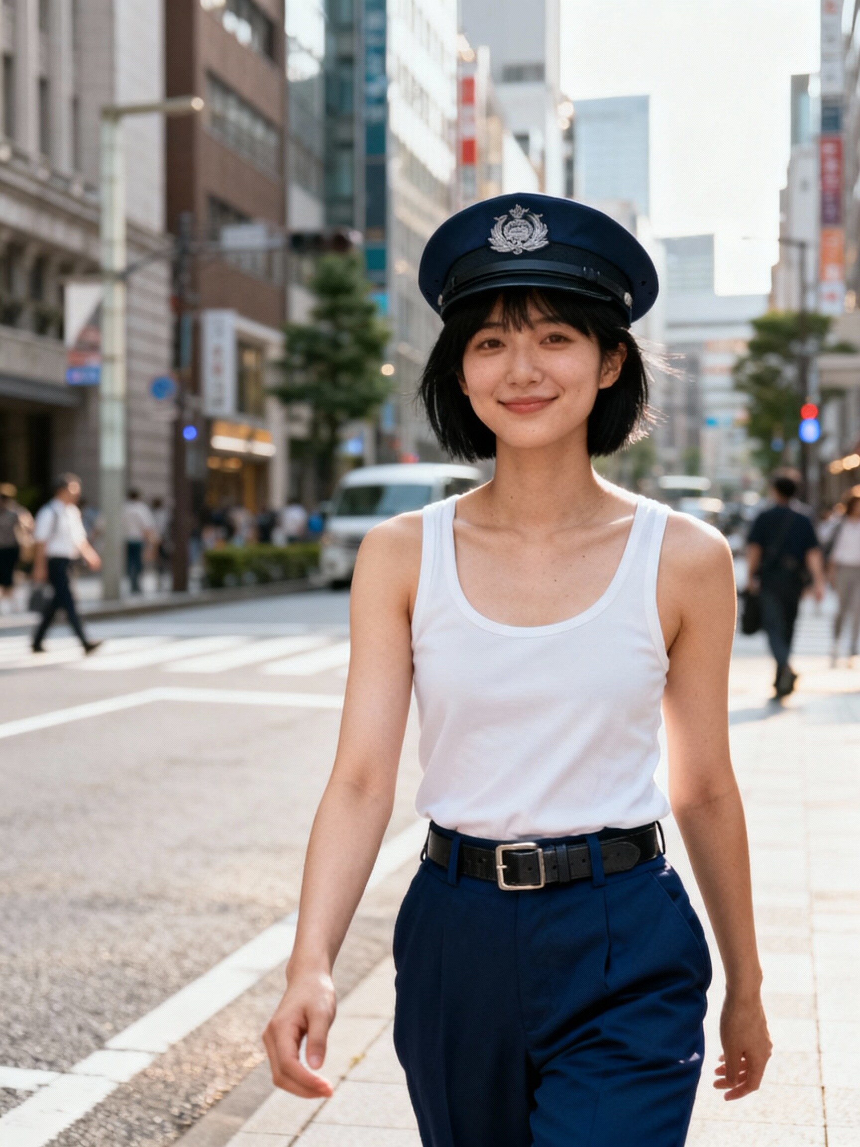 かっこかわいい婦警小網すみれの日本橋パトロール