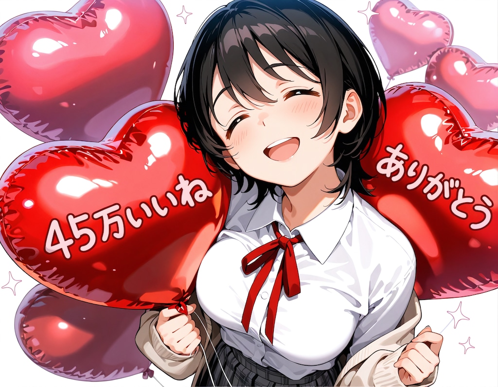 45万いいね突破