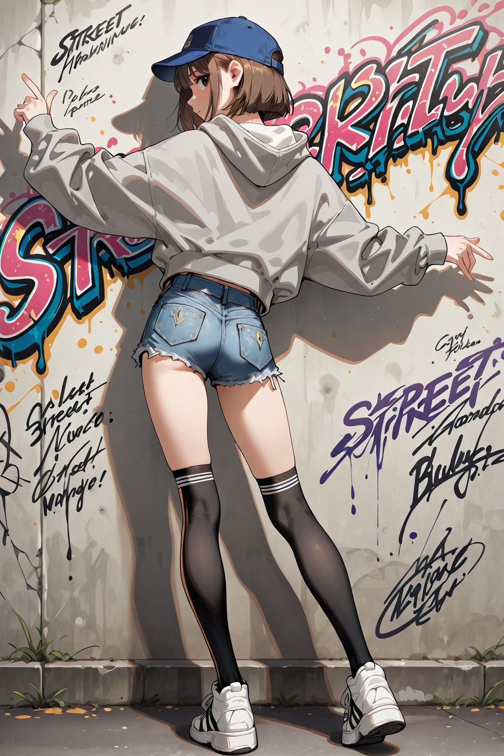 ストリートの少女