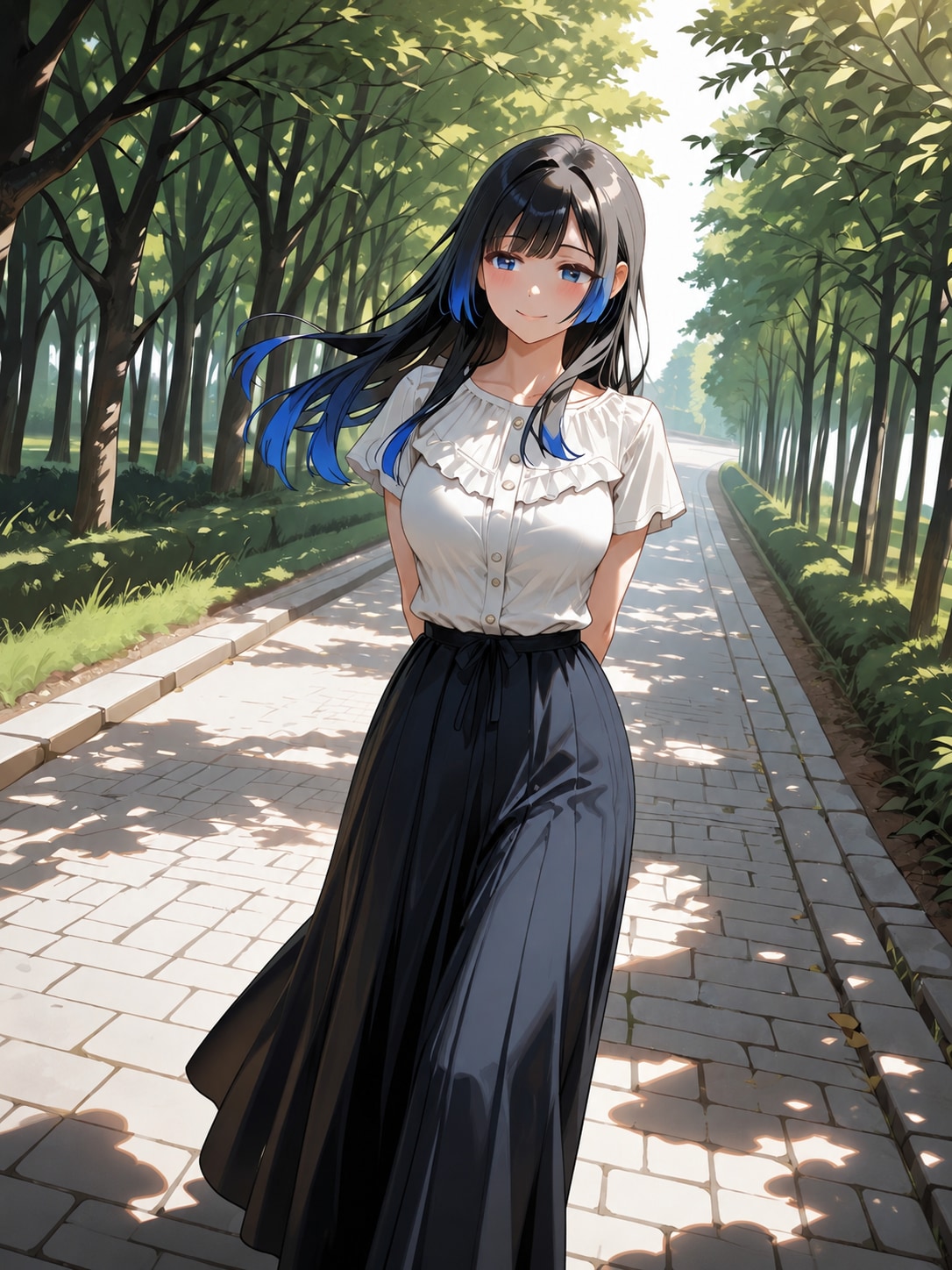 朝の散歩