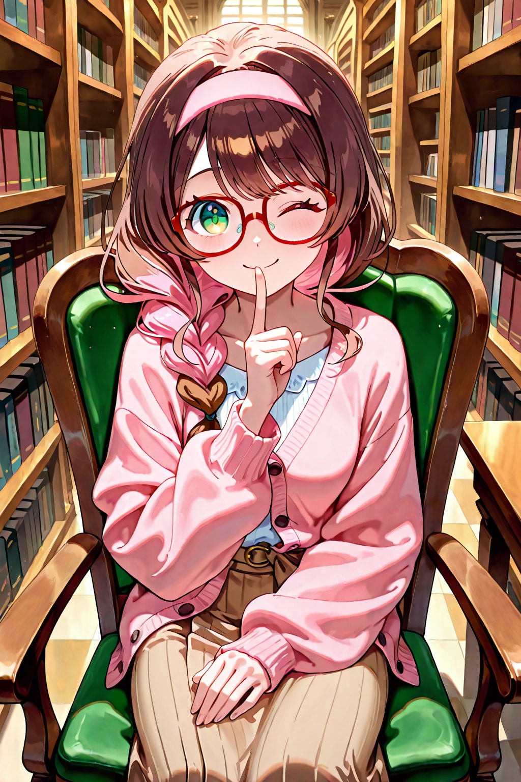 図書館ではお静かに